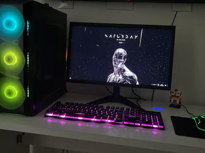 PC Gamer Completo RX 550 4GB + 16GB RAM + Monitor e Periféricos