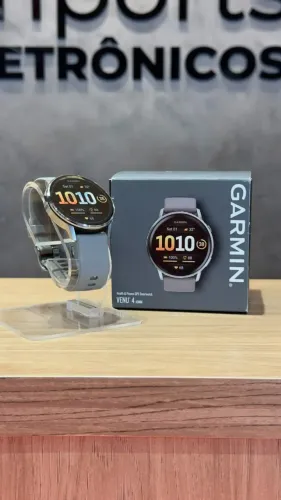 Garmin Venu 4 45mm Silver - NOVO