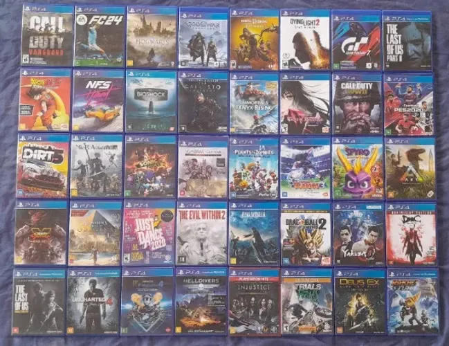 Jogos Ps4 Usados Troca ou Venda - Valores variados