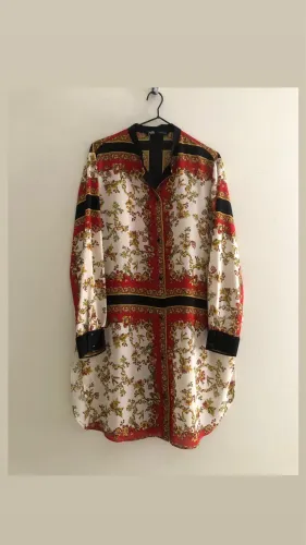 Linda Blusa alongada tamanho G Zara