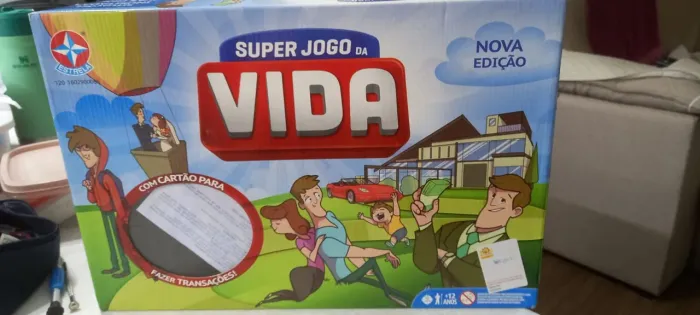 Super Jogo da Vida com cartão eletrônico 
