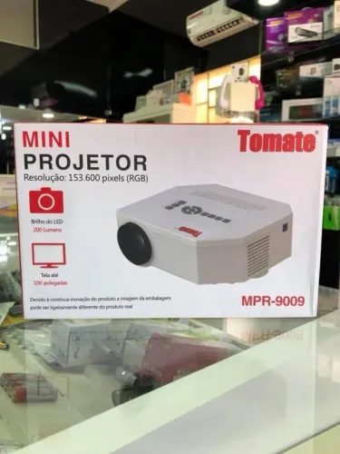 Mini Projetor LED HD Portátil | HDMI | Tomate MPR-9009