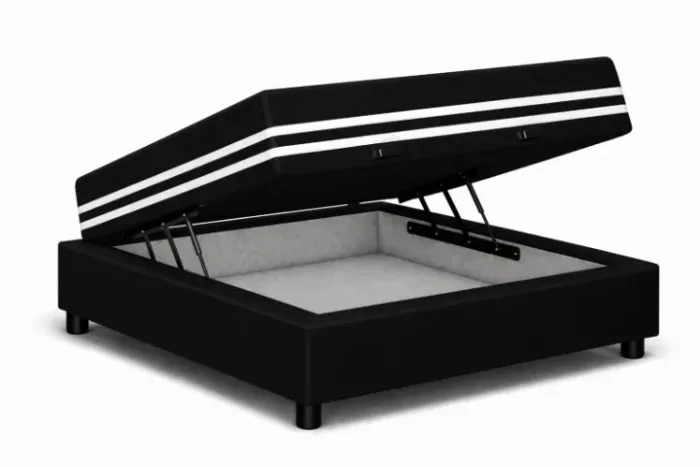 Kit Colchão + Box Baú Solteiro 88x188x39 cm - Conforto e Praticidade para o seu Dia a Dia