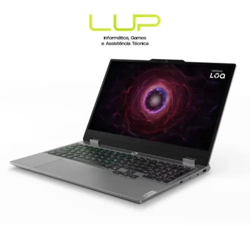Notebook Gamer Loq Versão americana Ryzen 5 + Rtx 4050 6GB 105W - Produto novo (Loja Físic