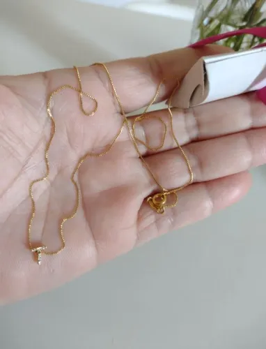 Semijóias banhado a ouro 18 k usada pouquinho da marca Oliver pegada esporte herança hexa.