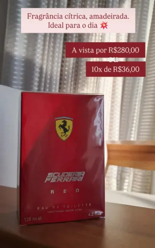 Perfume masculino Ferrari RED - EDT 125ml