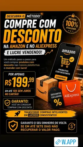 Aprenda hoje ainda como comprar produtos baratos no amazom e no aliexpress.