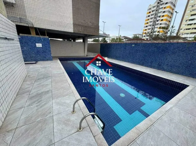 Apartamento para alugar, 117 m² por R$ 5.300,02/mês - Encruzilhada - Santos/SP