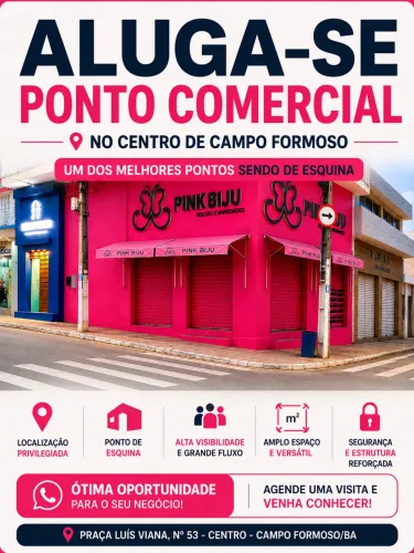 Aluga-se ponto comercial