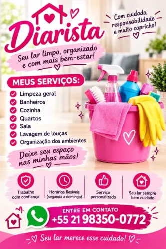 serviços de diarista
