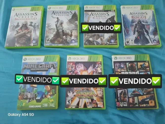 Jogos Xbox 360 ORIGINAIS - 50 REAIS CADA