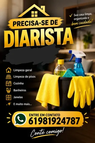 Precisa-se de diarista