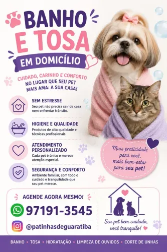 Banho e Tosa em Domicílio ?