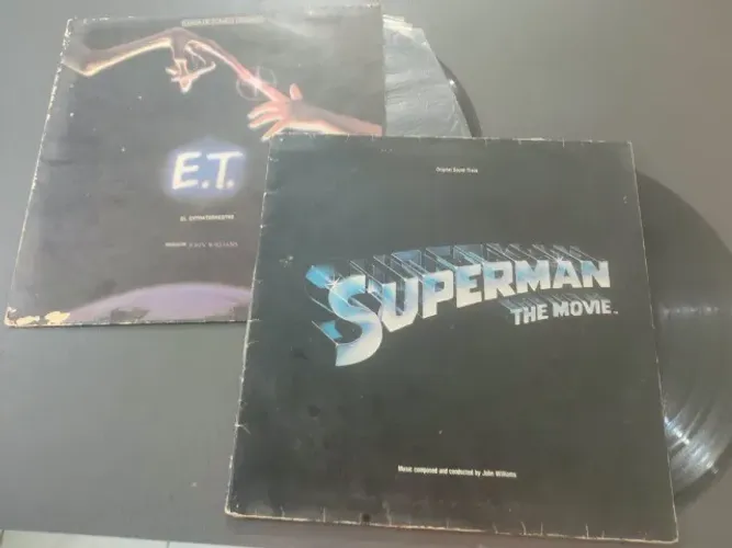 Kit 2 Vinis Originais - Superman (1978) + E.T. (1982) - Edições Argentinas