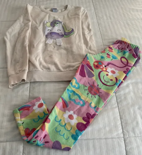 Moletom Menina Unicórnio Peluciado Elian Tam. 08 - Quentinho e Confortável | R$32