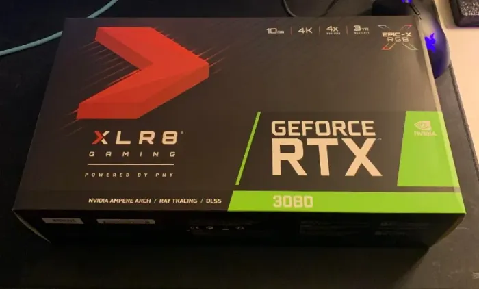 Placa de Vídeo RTX 3080 XLR8 Gaming Revel Epic-X PNY NVIDIA GeForce, 10 GB GDDR6X, RGB, LH