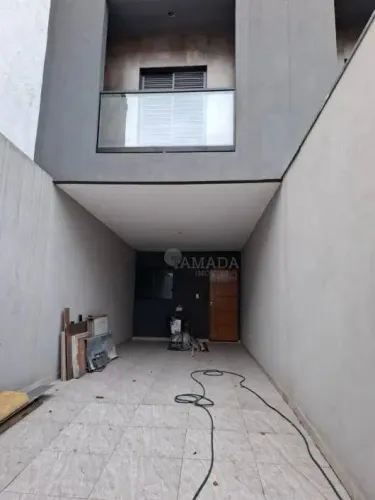 Sobrado frontal com 3 suítes, área gourmet, 2 vagas, 110 m² - venda por R$ 1.250.000 ou al