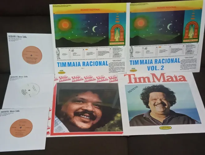 4 Vinil Tim Maia 3 compacto Tim Maia 