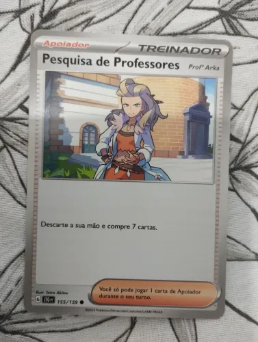 Carta Pokémon Pesquisa de Professores