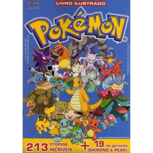 98 figurinhas pokemon 2008