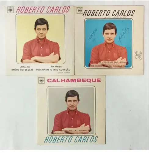 Compactos Roberto Carlos lote