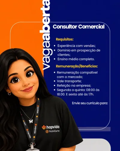Vaga de emprego 