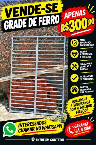 Portas janelas e grades