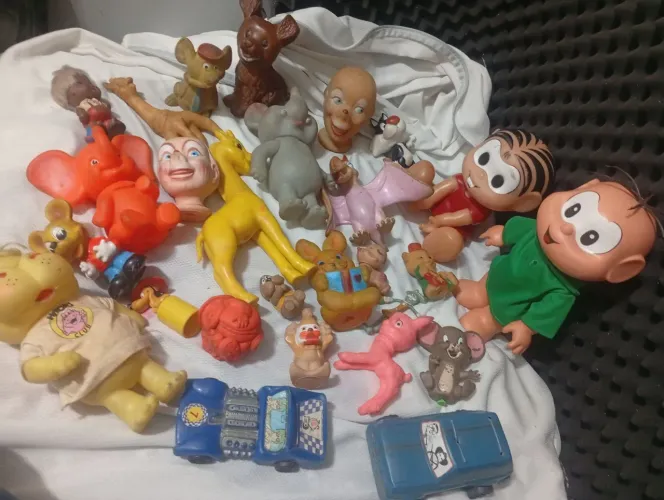 Lote vinil e plástico bolha 