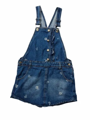 Jardineira jeans para meninas Palomino - TAM 10 