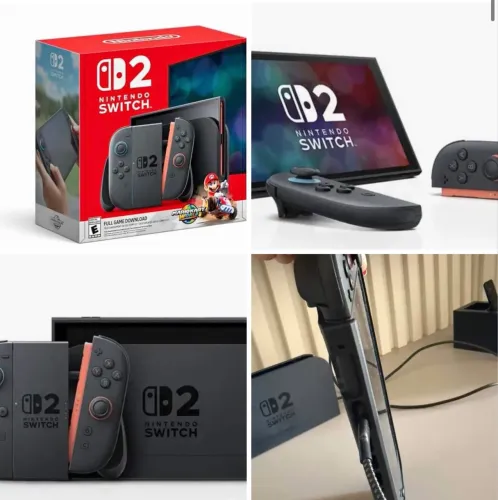 VENDE-SE Console Nintendo Switch 2 + Mario Kart World Bundle Preto