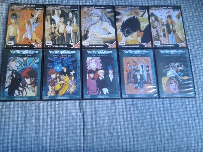 Dvds de animes e tokusatsus