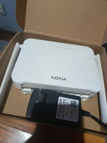 Onu Modem Nokia Gpon G 140w Md Wifi Bridge Gigabit Cor Branco