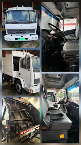 Caminhão compactador a venda