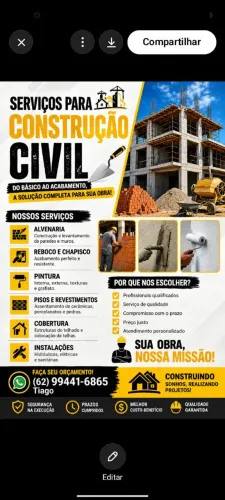 Tiago cotação e acampamento