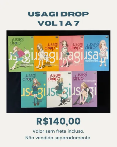Mangá usagi drop volumes 1 ao 7
