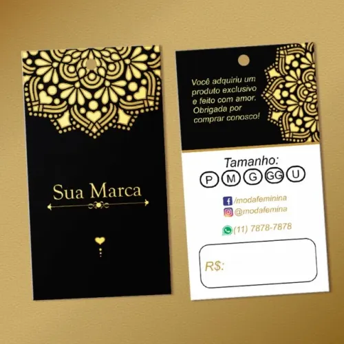 Tags personalizado Para Roupas