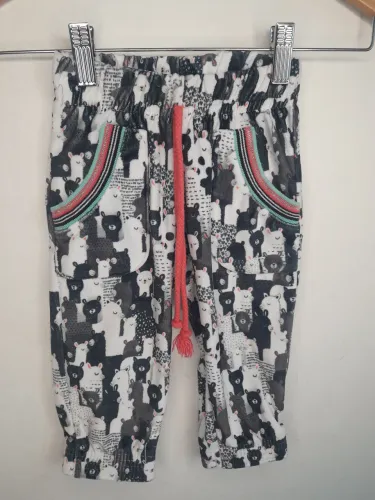 Calça Infantil Estampa divertida - Alphabeto 1/2 anos