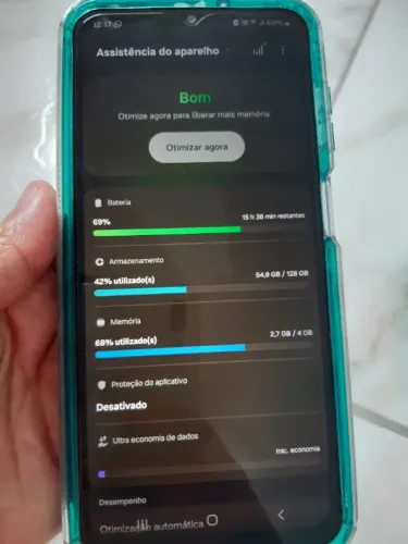 Celular Samsung A13 sem trinco