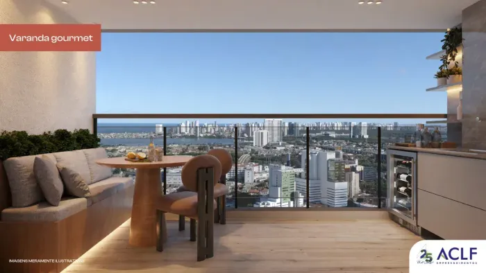 APARTAMENTO COM VARANDA - 3 QUARTOS - BOA VISTA