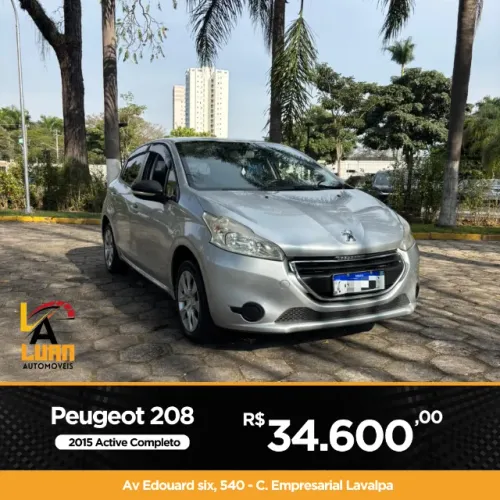 Peugeot 208 Active/active Pack 1.5 Flex 8V 5P 2015
