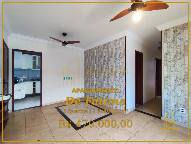 Apartamento Moderno com Varanda no Bairro de Fátima Perfeito para Investir!