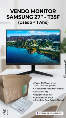 Monitor Samsung 27' IPS 75HZ 