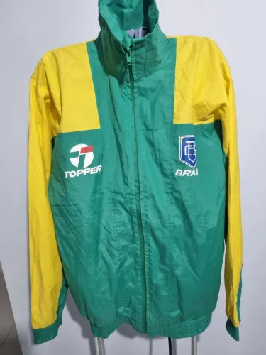 Agasalho Seleção Brasileira de Basquete Topper 1989 Original de época