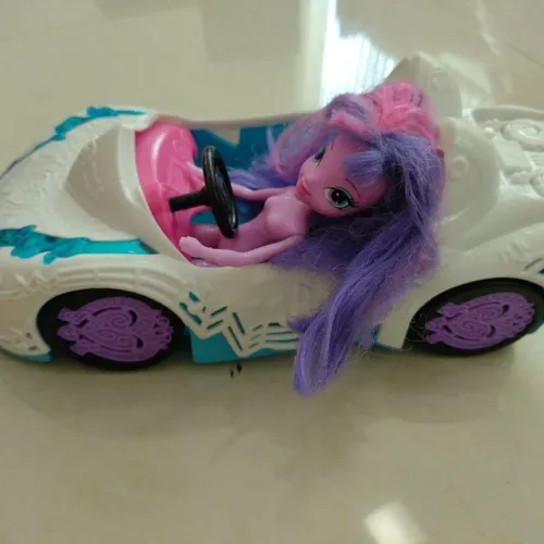Carrinho my Little com óculos