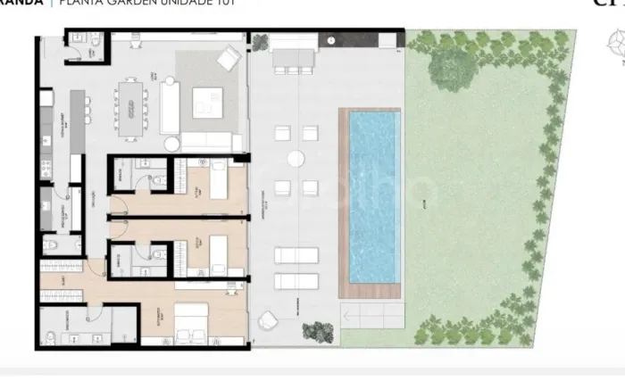 Apartamento em Florianópolis com 359,23 m2
