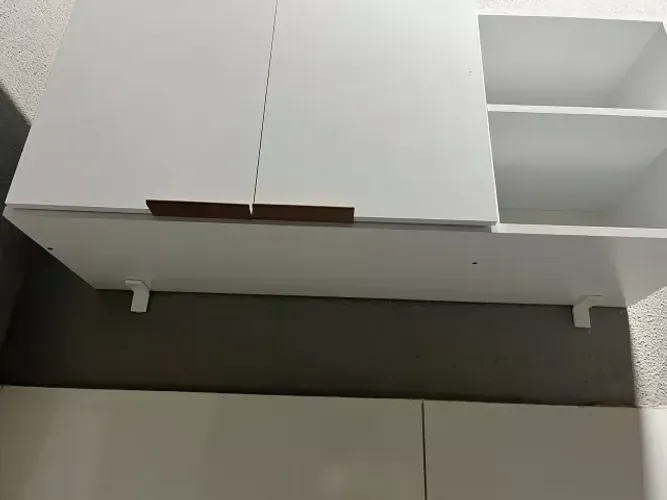 ARMÁRIO SUSPENSO 2 PORTAS COM NICHO ORGANIZADOR ? NOVO NA CAIXA