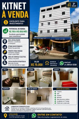 Kitnet Pituaçu