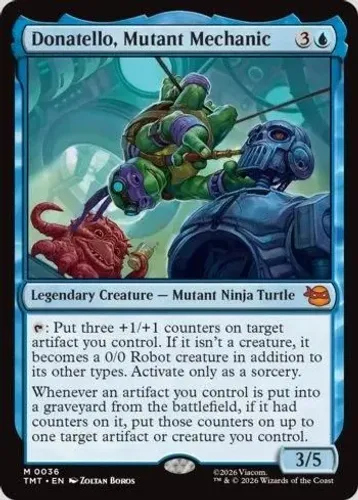 Carta de Magic - Donatello, Mutant Mechanic