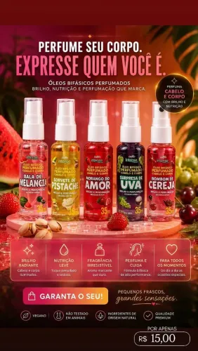 Óleo bifásico perfumado