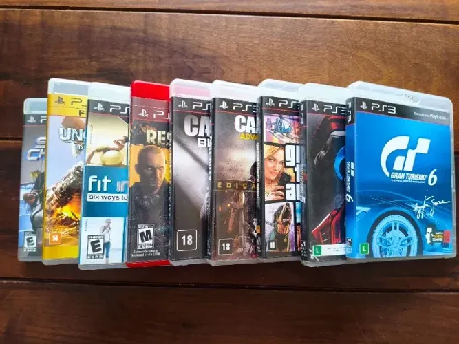 Lote 09 Jogos Ps3 Novinhos c/ Manuais / Pôster Etc completos